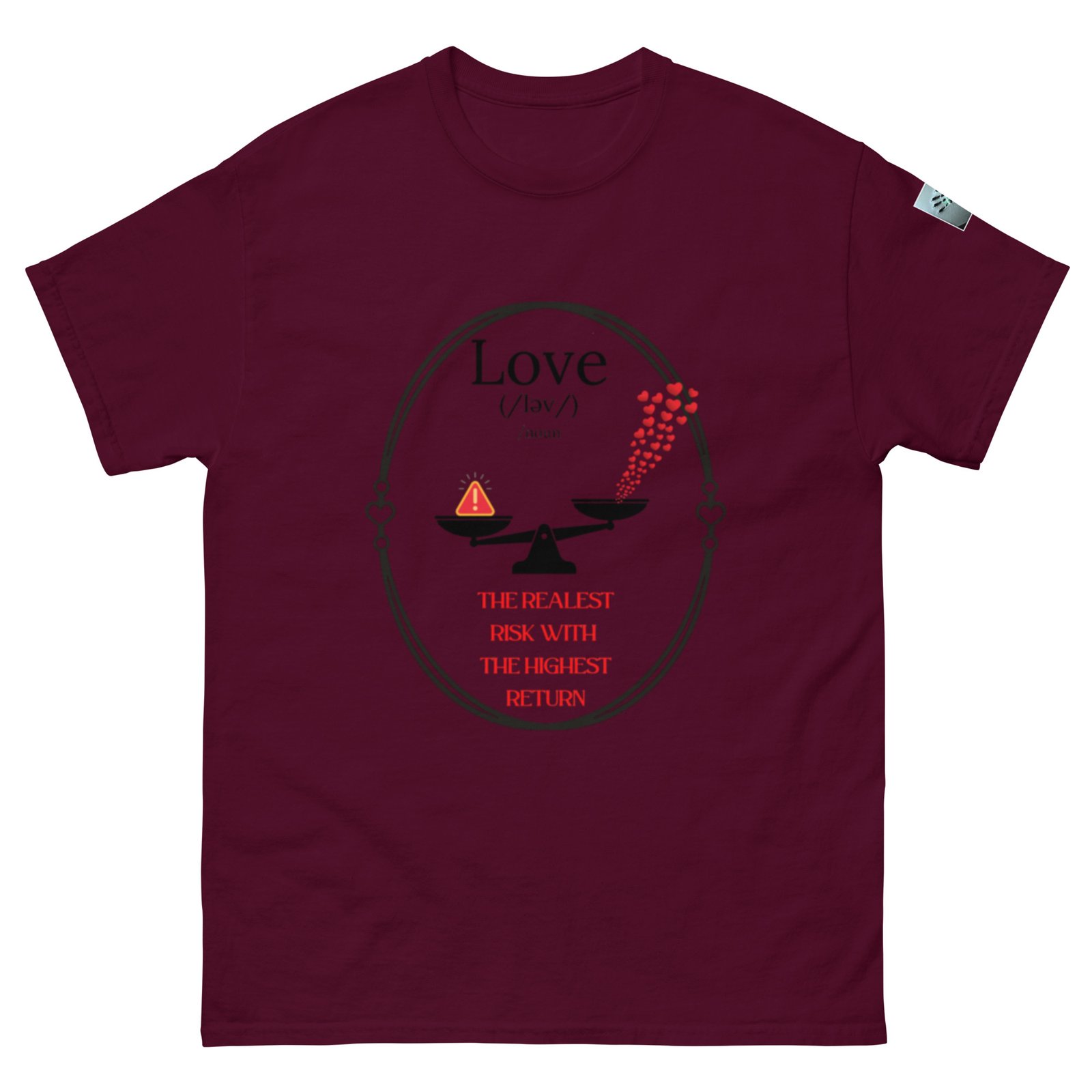 unisex classic tee maroon front 6ac90b9aec4bc.jpg unisex classic tee maroon front 6ac90b9aec4bc.jpg