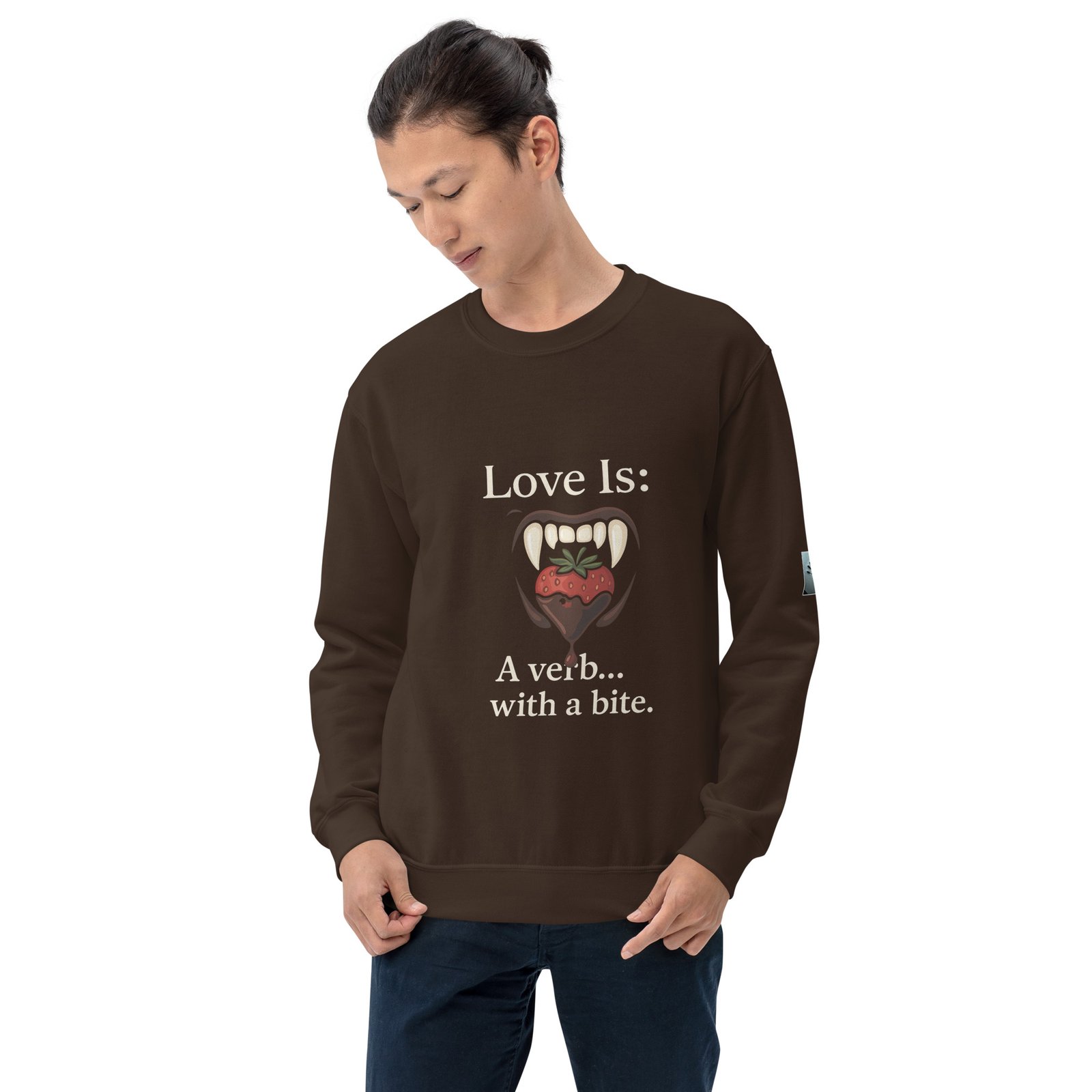 unisex crew neck sweatshirt dark chocolate front 6ac861c941eb0.jpg unisex crew neck sweatshirt dark chocolate front 6ac861c941eb0.jpg